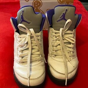 Nike Air Jordan 5 Retro Purple/White